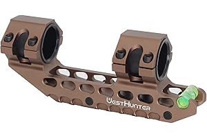 ‎WESTHUNTER WestHunter Optik 20mm Picatinny Zielfernrohr Montage, 25,4 mm 30 mm Universal Taktik Präzision Zielfernrohrmontage mit Blasenebene | 3 Farben
