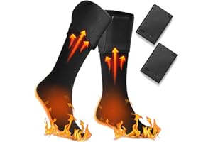 ZZOSRDR Heated Socks, Electric Heated Socks for Men Women, Electric Heating Socks Winter Foot Warmers Thermal socks for Outdoor Sports Cycling Ski Camping Hiking Snowboarding Hunting (Without Battery)