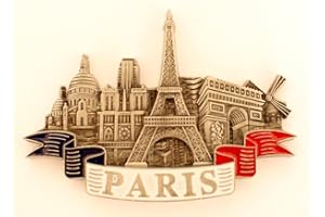 AKER Magnet Magnet-Kühlschrank Küche Erinnerung an Frankreich Paris Metall Geschenke G179 Couleur ancienne