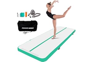 ‎AIRTRACK NORDIC AirTrack Nordic Standard Air Track Mat 3 m / 4 m / 5 m / 6 m / 7 m / 8 m with Air Pump, Gym Mat Inflatable for Gymnastics, Yoga - Durable and Easy to Carry, Air Tracking Gymnastics Mat for Home
