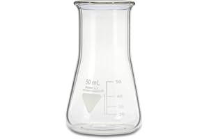 NEOLAB RASOTHERM Erlenmeyer piston à col large (Boro 3.3) 50 ml