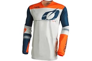 O'NEAL | Camiseta de Motocross Manga Larga | MX MTB Mountain Bike | Materiales Ligeros, Agujeros de ventilación Cortados con láser, Corte ergonómico | Camiseta Hardwear | Adulto