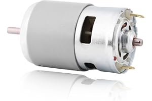 ZUNATE 12V Brushed Motor,150W 0.32A DC Motor,Large Torque - Rated speed: 13000-15000rpm - For Electric Tools, Electric Fans etc