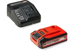 Einhell Power X-Change 4.0Ah Plus Battery Starter Kit- 2nd Generation 18V Lithium-Ion Battery and Charger Set - Universally Compatible with All PXC Power Tools and Garden Machines