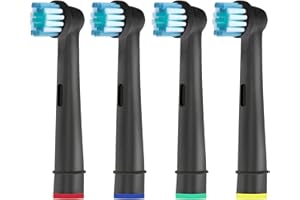Testine Spazzolino Elettrico Compatibile Con Orale B Spazzolini Elettrici Ricaricabile – Testine di Ricambio Adatto Cross Action, Vitality, Professional Care, ecc, Di HSYTEK