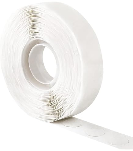 Pastilles Adhésives Double Face 100/500/1000 Pièces Points Adhésifs Double Face Transparent Pastilles Autocollantes