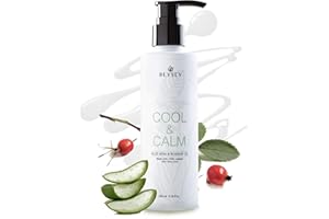 BEYSEY LIVING NATURAL Crema Corporal de Aloe Vera con Aceite de Rosa de Mosqueta - Hidratante/Aftersun/Post Depilación - Refrescante/Calmante/Antiinflamatoria - Crema ligera/Gel - COOL&CALM de Beysey 200ml