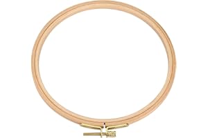 BORDSTRACT Anillos de bordado redondos, marco de madera circular para punto de cruz. Aros de bordado a mano, exhibición de aro circular para bordado de punto de cruz a mano (18cm)