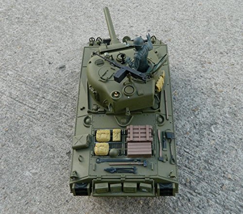 Heng Long Radio Control RC US M4A3 Sherman Tank Pro Version 1:16th Scale with 2.4GHz Radio