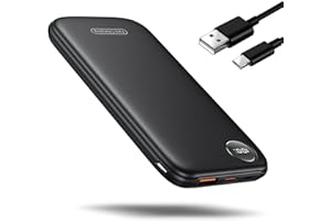 NTAANOO Power Bank Fast Charging, 4.5A/22.5W Portable Charger 10000mAh Slim PowerBank with LED Display USB C In&Output, Phone Battery Pack for iPhone 17 16 15 14 13 Plus Pro Max Mini, for Samsung Xiaomi iPad