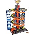 Hot Wheels City Mega Garage Playset with 1 Vehicle for Kids 4 Years & Older