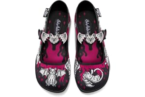 Hot Chocolate Design Chocolaticas Funky Canvas Women's Mary Jane Flat Shoes