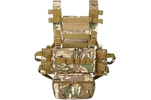ACEXIER Tattico MK3 Petto Rig Gilet da Caccia modulare Camo Sack Pouch H Harness M4 AK Magazine Insert Airsoft Paintball Accessori