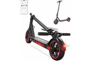 OOKTEK Patinete Electrico Adultos 10", Scooter Eléctrico Potente 500W, Batería 10.5Ah, Frenado Dual, 3 Modos De Elocidad, Autonomía de hasta 25-35km