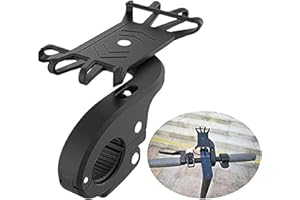 HYGJ Tmom Universal Phone Holder Mount Stand Bracket for Xiaomi Mijia M365 / M365 Pro/Pro 2 / 1S / ‎Essential Electric Scooter Anti-Slip 360 Rotation