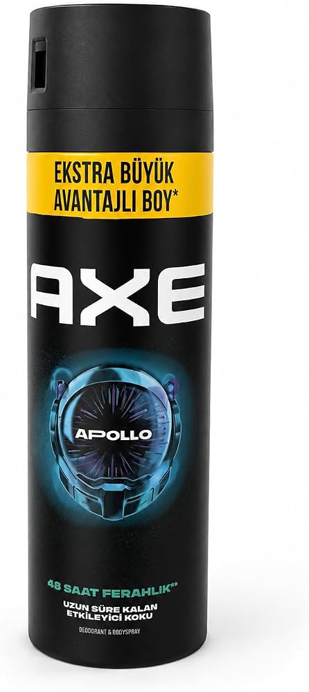 AXE Erkek Sprey Deodorant Apollo 48 Saat Etkileyici Koku 200 ml