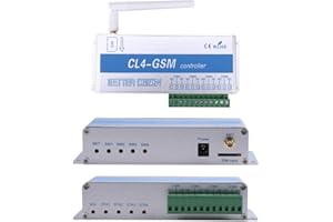 HONGZER Controlador gsm, Mando a Distancia inalámbrico gsm-SMS, Sistema de Seguridad para el hogar CL4-GSM(UE)