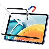 TEKNETSTORE iPad A16 (11. Nesil) 2025 / iPad 10. Nesil 10.9 ile Uyumlu Manyetik Kağıt Hissiyatlı Ekran Koruyucu, Şeffaf