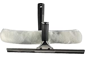 Raclette à vitres en Acier Inoxydable avec Lame de 35 cm + mouilleur vitre 35 cm