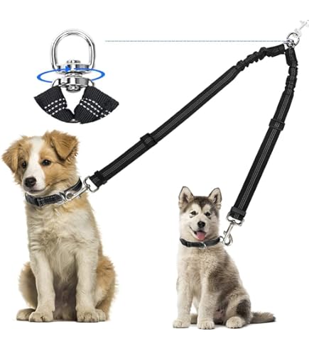 Leash Coupler Heavy Duty Double Dog Leash Multiple Dog Leash Way