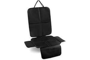 Romon Protector Asiento Coche, 1 Pieza Fundas para Sillas de Coche Impermeable Antideslizante Cubre Car Seat Cover Protector Niño con 2 Bolsillos Almacenaje Universal para Bebé Perro para SUV Sedán