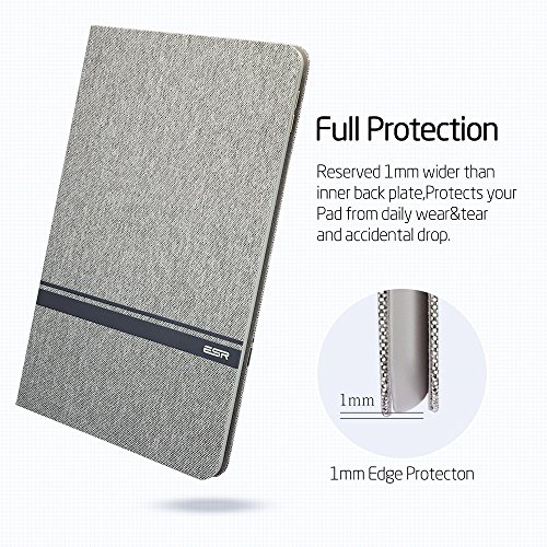 iPad Pro 9.7 Hülle, ESR® Auto aufwachen / Schlaf Funktion und Einstellbarem Blickwinkel Funktion Schutzhülle für iPad Pro 9.7 Zoll (Grau) - 8