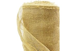 Roban Fashion Jute Jutenetz Jutegewebe Jutestoff für Pflanzen Winterschutz Dekoration Haus und Garten 60cm Breite 10m Länge