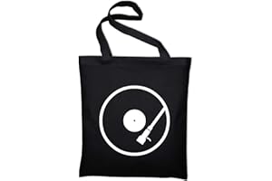 Styletex23 Plattenspieler Jutebeutel Baumwolltasche