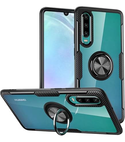 Kwhmobile Coque Huawei P30 Pro - Protection Souple Anti-Choc - Design Arctic Night (Noir Bleuté)