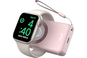 LVFAN Bezprzewodowa ładowarka do zegarka Apple Watch, 4000 mAh, magnetyczna ładowarka USB-C do iWatch, bezprzewodowy powerbank, akumulator do Apple Watch Series 8, 7, 6, 5, 4, 3, 2, 1, SE Ultra,