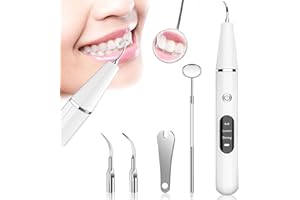 Zahnreinigung Set, DDKJ Zahnreinigungsset mit 3 einstellbare Modi USB-Wiederaufladbar