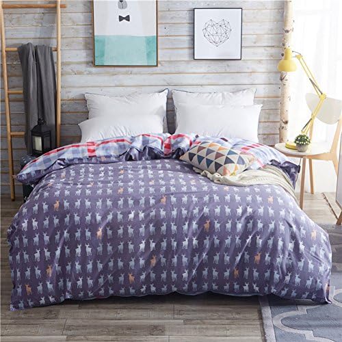 Cotton quilt cover,Quilt cover Single [student dormitory] [single or double] Soft-S 160x210cm(63x83inch)