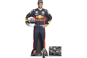BUNDLEZ-4-FANZ FAN PACKS Fan Pack - D Ricciardo Motor Racing Driver Cardboard Cutout/Standup/Standee - Includes 8x10 Star Photo