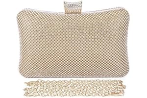 HARPIMER Pochette Donna Borsa da sera Borse Cerimonia Eleganti Clutch Borsa a Catena Per Nozze Festa Matrimonio