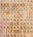 Price comparison product image toysrex SCRABBLE WOODEN 100 TILES LETTERS FOR ART& CRAFTS SCRAPBOOK UK SELLER