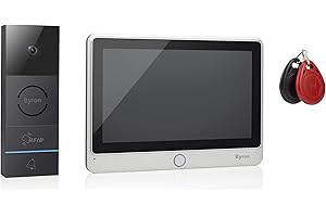 Interphone vidéo Filaire Byron DIC-24112 - Écran Tactile 7" - 6 Badges RFID Inclus