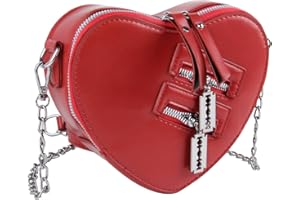 LHHMZ Bolso de Hombro con Forma de corazón Bolso Corazón Bolso de Noche con Forma de corazón