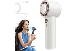 XINTIANWANG Doux Jardin Ventilateur - 2025 Mini Ventilateur Révolutionnaire, Ventilateur Douxjardin, Mini Ventilateur Portable, Refroidissement Instantané, Ultra Silencieux, 101 Vitesses, USB Rechargeable (Blanc)