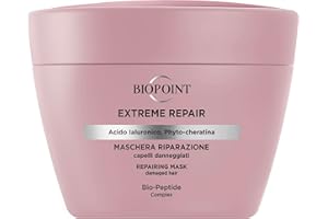 Biopoint Extreme Repair - Maschera Capelli Riparazione, Azione Nutriente, Fortificante e Ristrutturante, Dona Morbidezza e Setosità al Capello, 200 ml