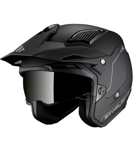Casco Moto Jet Casco Jet Acerbis Aria Graphic - Talla L, Color Negro/ amarillo Fluorescente, Homologado ECE 22-06, Visor Retráctil Casco Talla L Homologado ECE
