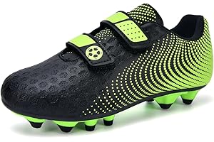 AQTDUAJ Football Boots Boys Football Shoes Kids Girls Astro Turf Soccer Training Shoes Sneakers Outdoor Non-Slip Training Shoes Unisex