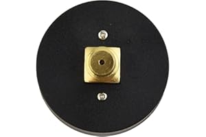 ZOEGNEER Conveniente para manómetro de presión de aire, diámetro de 50 mm, 0 180 PSI (0 12 bar), para compresor