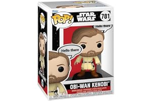 Funko Pop! Star Wars: Sayings - Obi-Wan Kenobi- Samling Vinylfigur - Presentidé - Officiell Merchandising - Leksaker för Barn