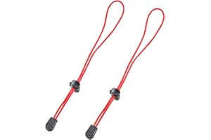 Wukesify Fascette Elastiche, Porta Bastoncini da Trekking per Zaino Multifunzionale da 2 Pezzi, Fibbia di Fissaggio per Bastoncini da Passeggio Cordino Elastico in Corda per Alpinismo Arrampicata