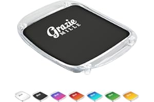 WIRKSAMWERBEN Rendiresto, Vassoio per il pagamento contante, Vassoio portamonete completamente assemblato, acrilico, nero, antiscivolo