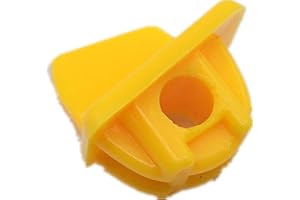 EWANDOR Tire Changer Plastic Insert, Tire Machine Guard, Wheel Rim Edge Protector for Mount Duck Head, Nylon Tyre Demount Fitting Head Part, 6 Front (Upper) Insert/Pack, 1 Pack, 06YCO