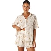 Leriya Fashion Women's Rayon Co-ord Set Stylish | Summer Night Suit For Women | Paisley Printed Pyjama Set For Woman Travel B