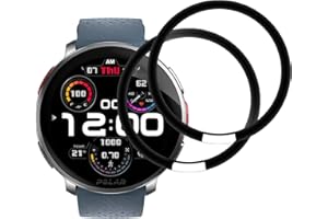 WINLAZY 2 Stück Folie für Panzerglas für Polar Vantage V3 Schutzfolie, für Polar Vantage V3 Displayschutzfolie, Passt Perfekt Ultradünn Smartwatch Schutzglas Folie Screen Protector, HD Clear, Ultradünn