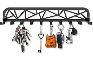 SirHoldeer Porta Chiavi da Muro per Casa Moderno, Portachiavi da Parete, Appendichiavi da Muro Ingresso, Appendiabiti da Parete Design, Attaccapanni da Muro, Idee Regalo per la Casa