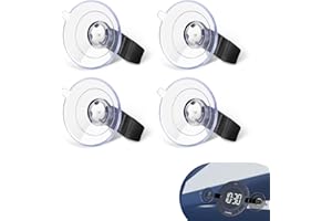 NEWZEROL 2 Paar Saugnäpfe Kompatibel mit OOONO Parkscheibe 3/2/1, Einfach Anzubringen und zu Entfernen, Wiederverwendbar, hitzebeständig, Stabiles und Langlebiges Zubehör für die Windschutzscheibe